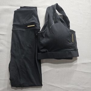 Gymshark Whitney Simmons Black Activewear Set